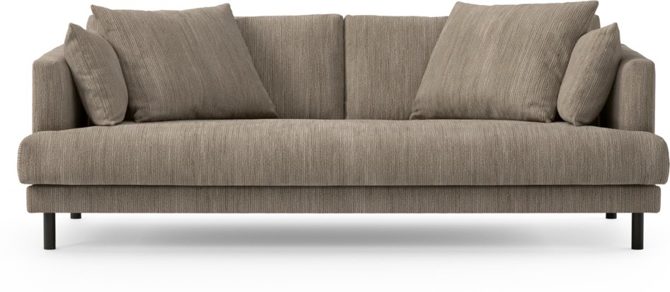 Harper - 3-sits soffa, hel dyna - Beige