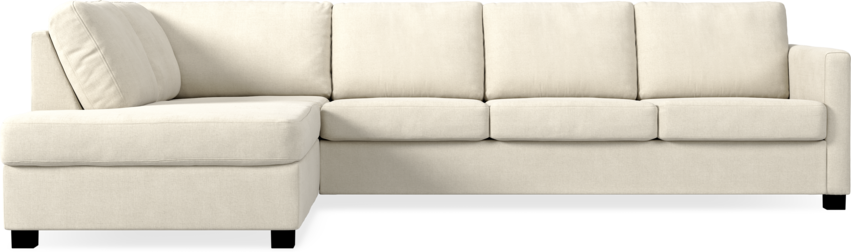Nevada - 3-sits soffa med divan vänster - Vit