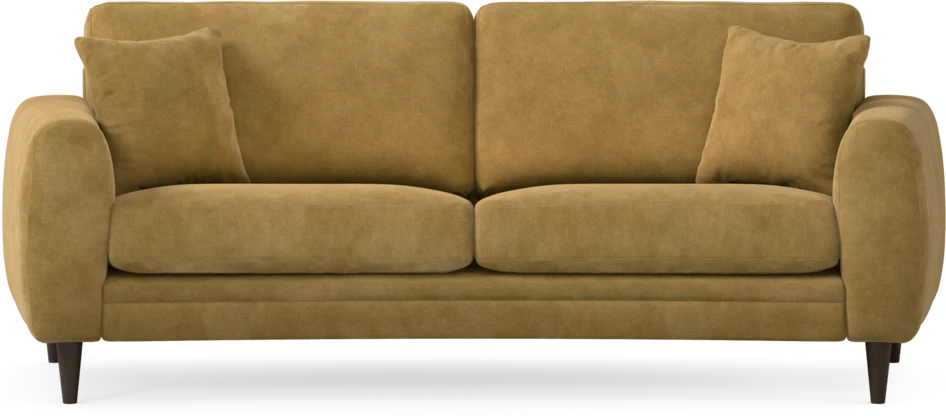 Eden - 2,5-sits soffa svängd - Gul