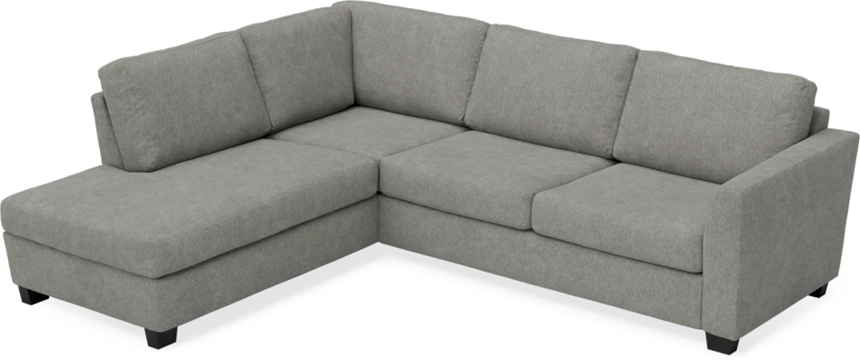 Friday - 2,5-sits soffa med divan vänster - Grå