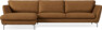 Madison Lux - 3-sits soffa med schäslong vänster - Brun