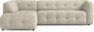 Bella - 3-sits soffa med divan vänster - Beige