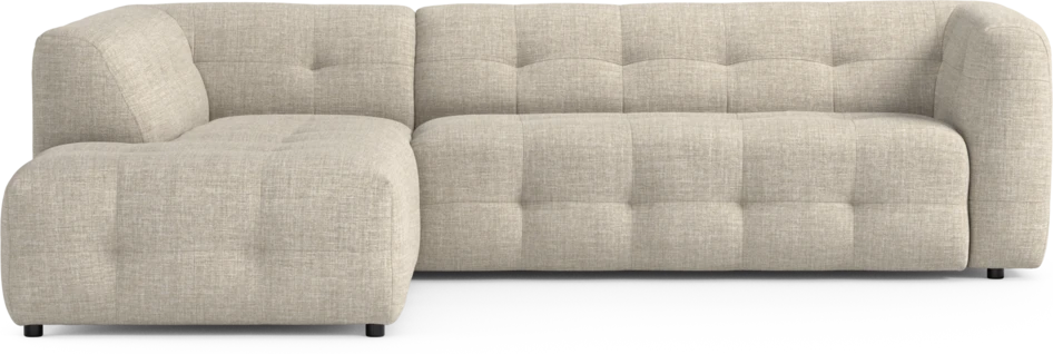 Bella - 3-sits soffa med divan vänster - Beige