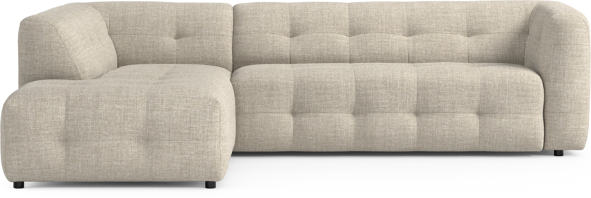 Bella - 3-sits soffa med divan vänster - Beige