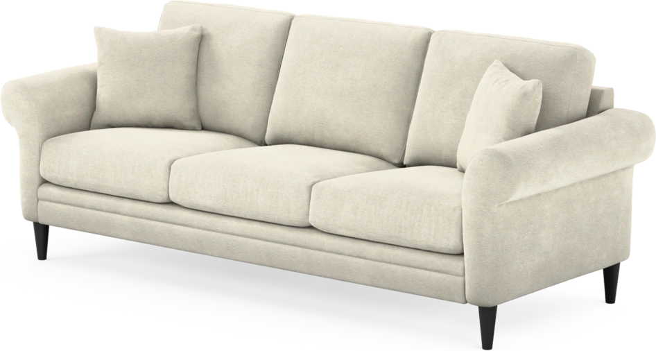 Eden - 3-sits soffa - Vit