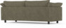 Cherrie - 2,5-sits soffa, hel dyna, fast klädsel - Grön