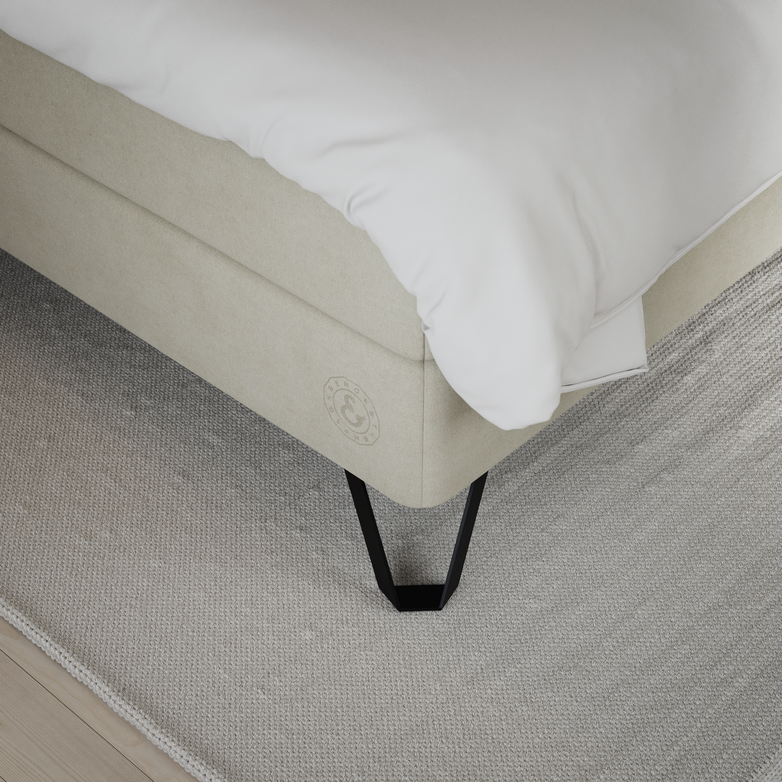 Saltskär Comfort - Kontinentalsäng, dubbelsäng med bäddmadrass Comfort och sängben - inspiration