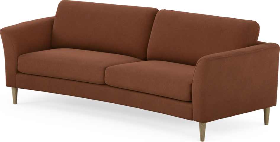 Bridge - 3-sits soffa svängd - Orange
