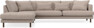Harper - 3-sits soffa med divan vänster - Beige