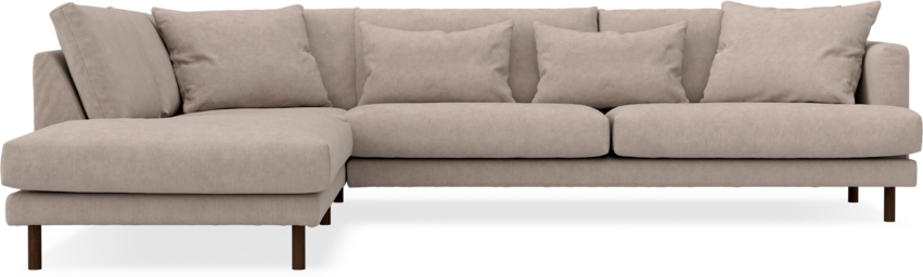 Harper - 3-sits soffa med divan vänster - Beige