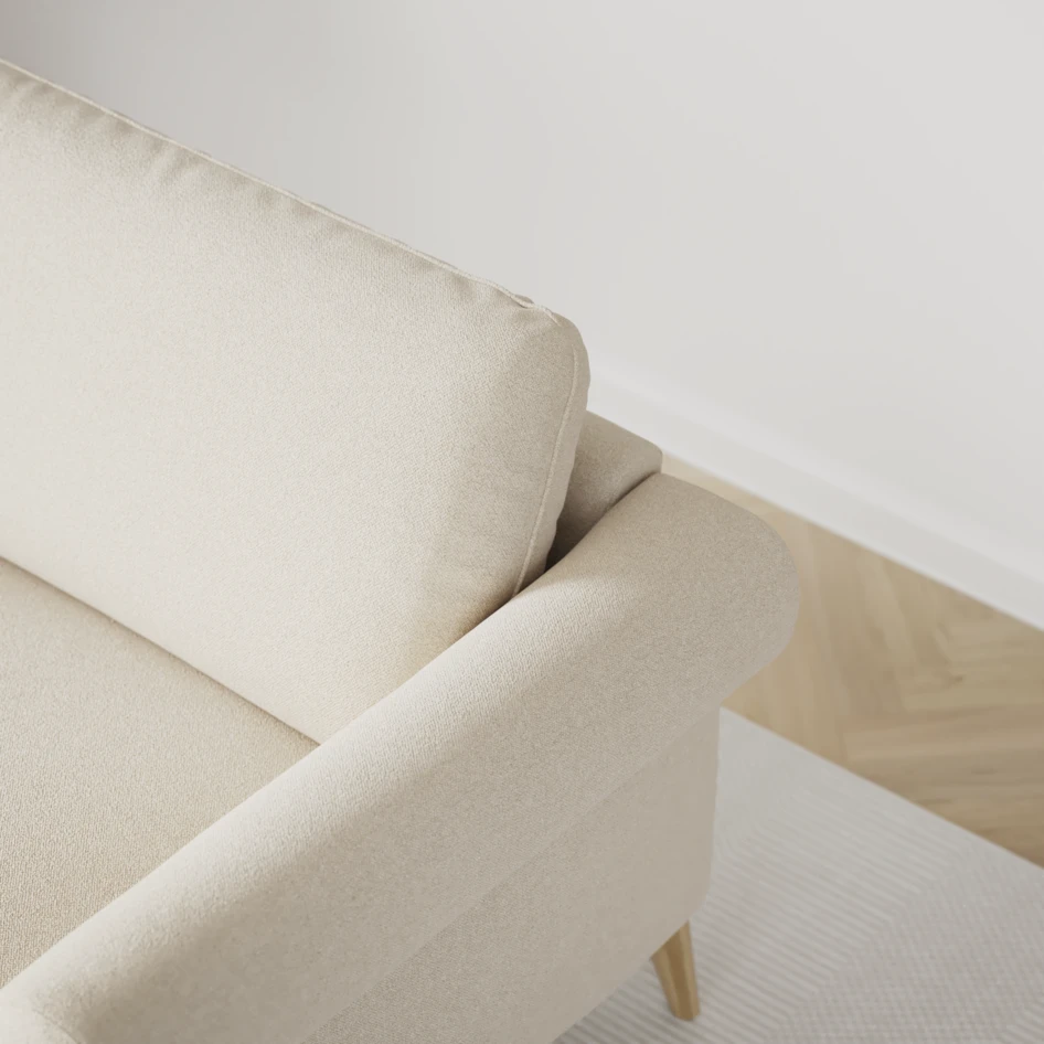 Bridge - 3-sits soffa med schäslong vänster och divan höger - Beige