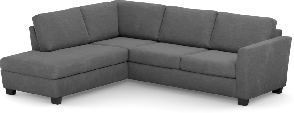 Friday - 2,5-sits soffa med divan vänster - Grå