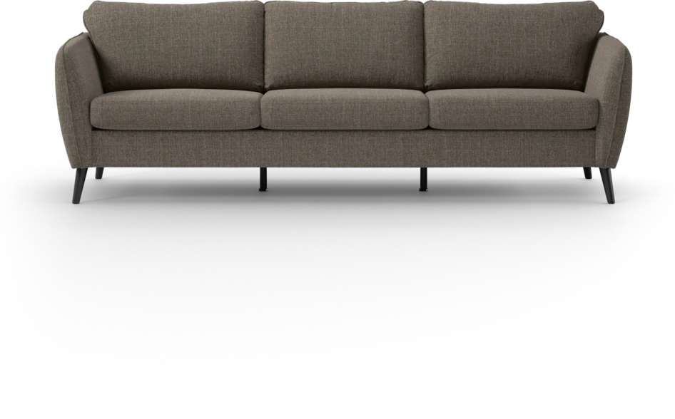 County - 3-sits soffa - Brun
