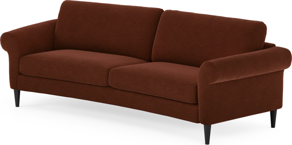 Bridge - 3-sits soffa svängd - Orange