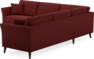 Eden - Hörnsoffa, 2,5+2,5-sits - Röd