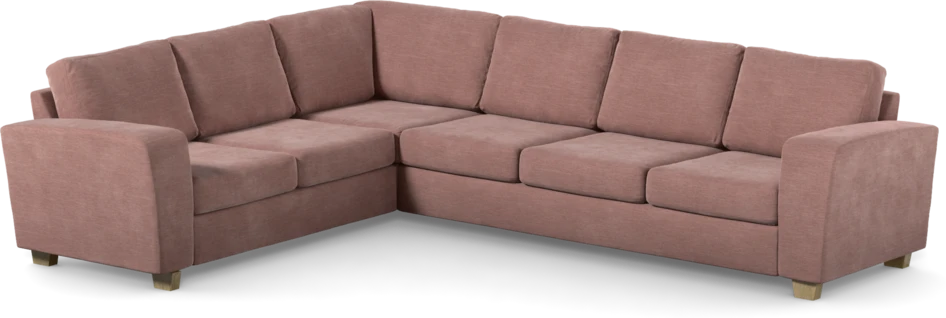 Friday - Hörnsoffa, 2+3-sits - Rosa