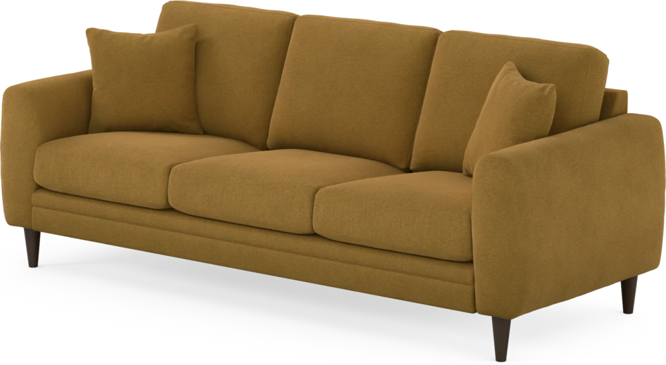 Eden - 3-sits soffa - Gul
