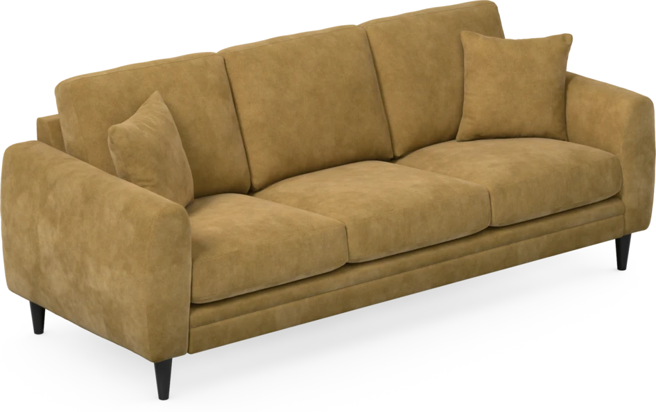 Eden - 3-sits soffa - Gul