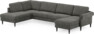 Bridge - 3-sits soffa med divan vänster och schäslong höger - Grå