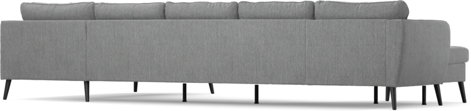 County - 4-sits soffa med schäslong vänster och divan höger - Grå