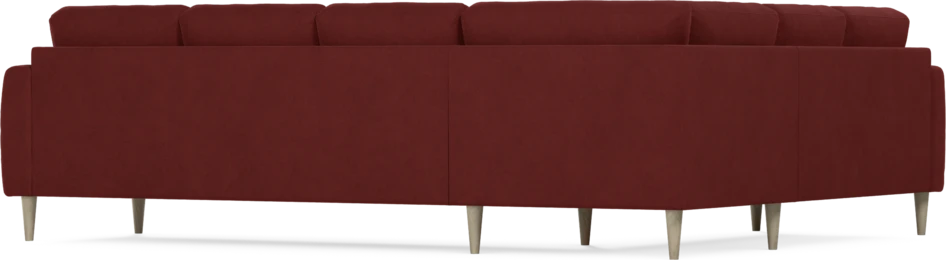 Eden - Hörnsoffa, 2+3-sits - Röd