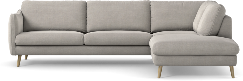Madison Lux - 3-sits soffa med divan höger - Grå
