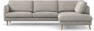 Madison Lux - 3-sits soffa med divan höger - Grå