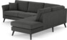 Eden - 2,5-sits soffa med divan - Svart
