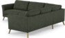 Bridge - Hörnsoffa, 3+2-sits - Grön