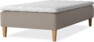 Delux Sense - Ramsäng, enkelsäng med bäddmadrass - Beige