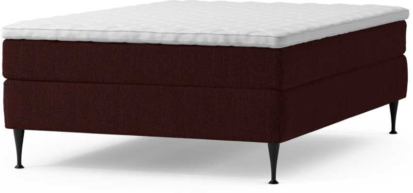 Delux Sense - Kontinentalsäng, enkelsäng 140 cm med bäddmadrass och sängben