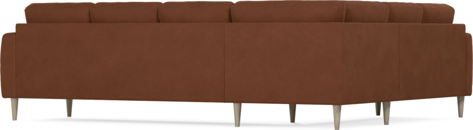 Eden - Hörnsoffa, 2+3-sits - Orange