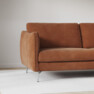 Madison Lux - 2-sits soffa med schäslong vänster - Orange