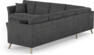 Eden - Hörnsoffa 3+3 - Grå