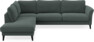 Bridge - 3-sits soffa med divan vänster - Grå