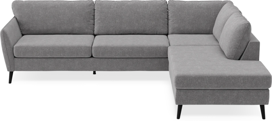 County - 2,5-sits soffa med divan höger - Grå