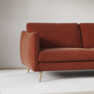 Madison Lux - 3-sits soffa - Röd