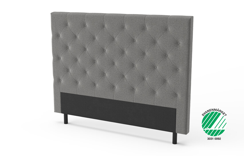 Sense - Sänggavel, B 160-210 cm - Grå