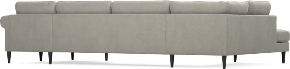 Bridge - 3-sits soffa med divan vänster och schäslong höger - Grå