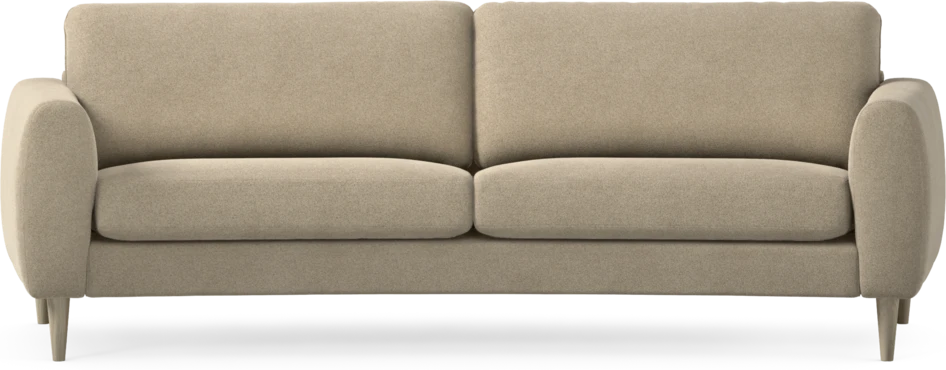 Bridge - 3-sits soffa svängd - Beige