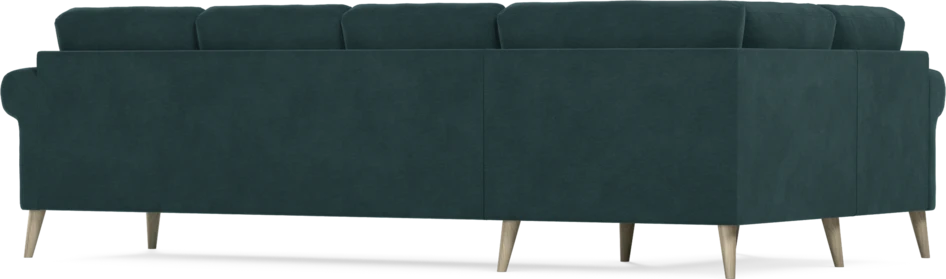 Eden - Hörnsoffa, 1+3-sits - Blå