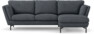 Madison Lux - 2-sits soffa med schäslong höger - Vit