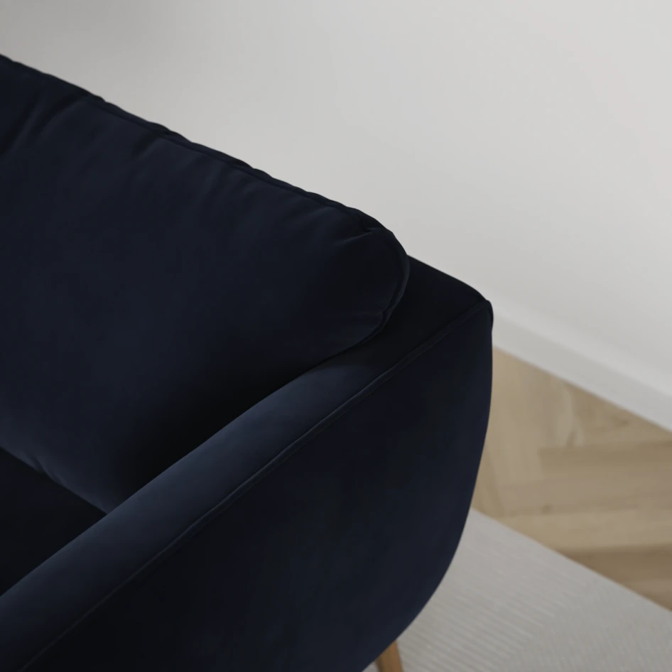 Madison - 2-sits soffa med divan vänster och schäslong höger - Blå