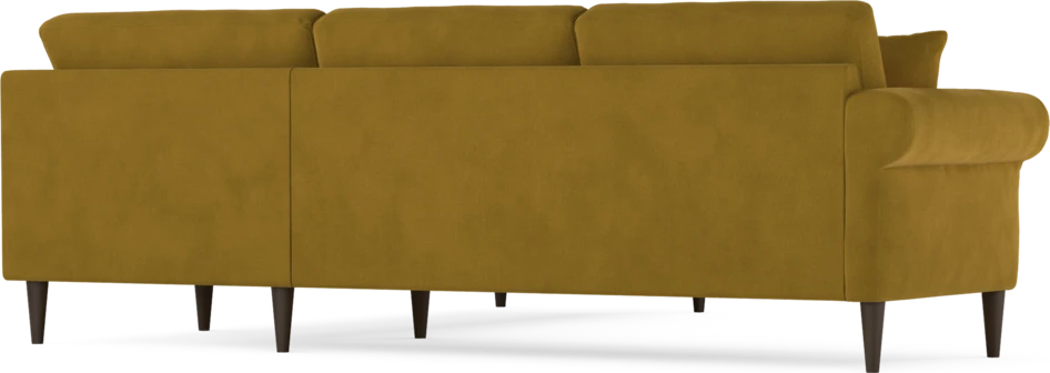 Eden - Hörnsoffa, 2,5+2,5-sits - Gul