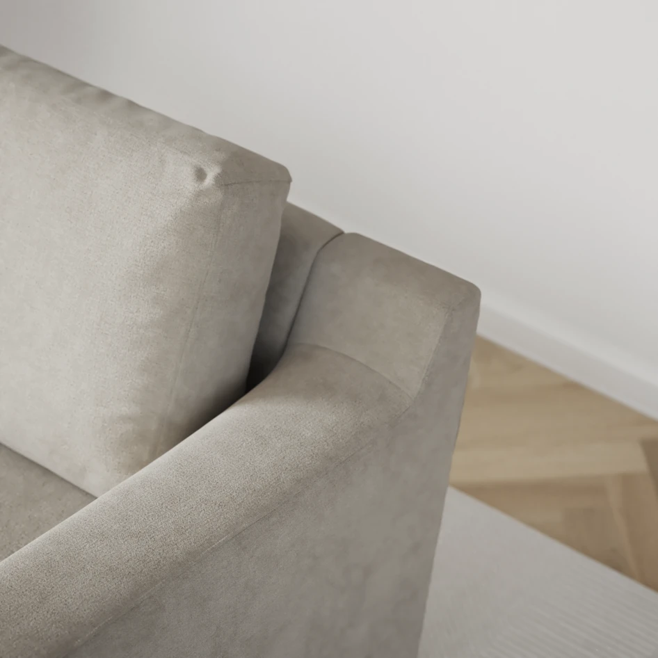 Friday - Hörnsoffa, 3+2-sits - Grå