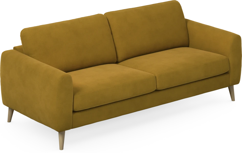 Bridge - 3-sits soffa - Gul