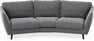 Madison - 3-sits soffa svängd, 70 cm - Grå