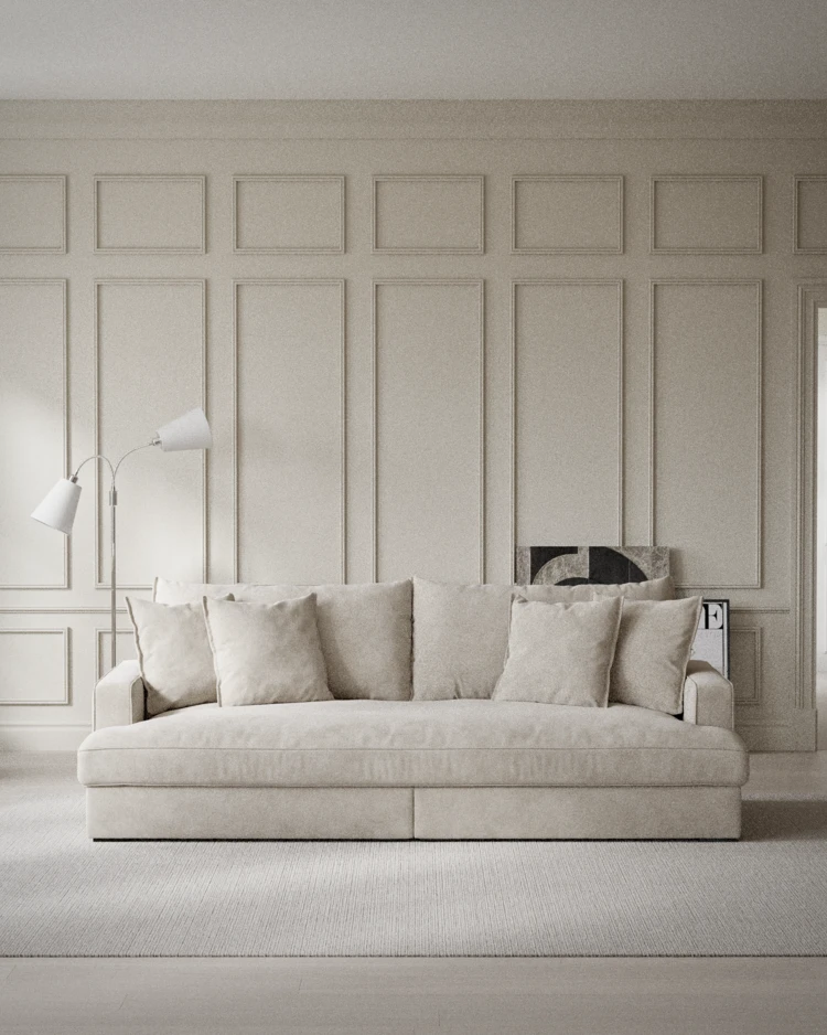 Rossi - 3-sits soffa, hel dyna - inspiration