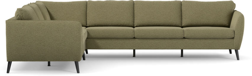 County - Hörnsoffa, 2+3-sits - Grön