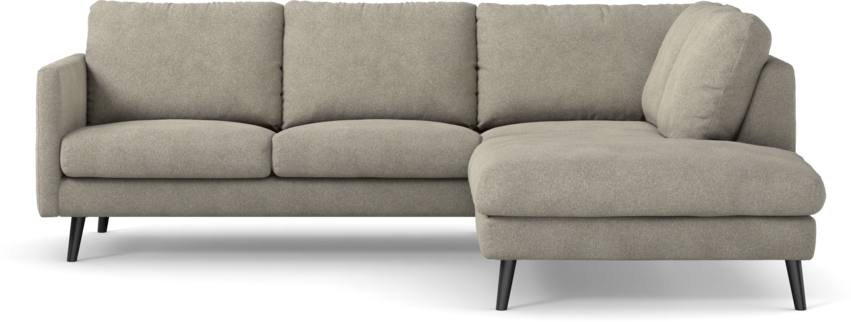 Madison Lux - 2-sits soffa med divan höger - Vit